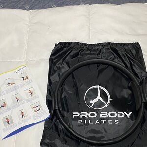 NEW in Bag Pro Body Pilates Black Fitness Ring 15 inch